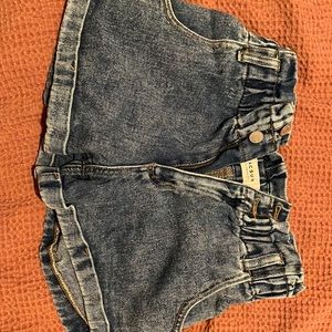 Paper bag shorts “mom short”